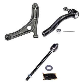 Dorman® - OE Solutions™ Front Driver Side Lower Control Arm with Ball Joint and Tie Rod End Kit