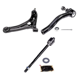 Dorman® - OE Solutions™ Front Driver Side Lower Control Arm with Ball Joint and Tie Rod End Kit