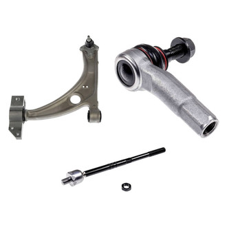 Dorman® - OE Solutions™ Front Driver Side Lower Control Arm with Ball Joint and Tie Rod End Kit