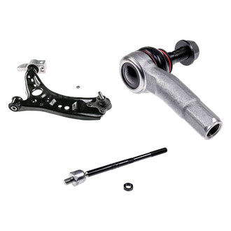 Dorman® - OE Solutions™ Front Driver Side Lower Control Arm with Ball Joint and Tie Rod End Kit