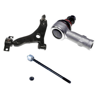 Dorman® - OE Solutions™ Front Driver Side Lower Control Arm with Ball Joint and Tie Rod End Kit
