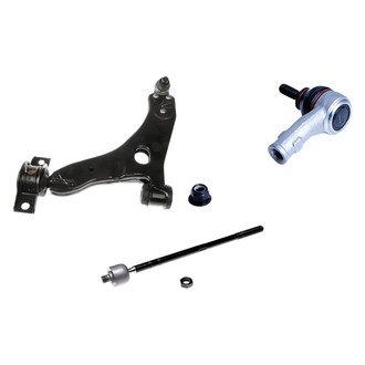 Dorman® - OE Solutions™ Front Driver Side Lower Control Arm with Ball Joint and Tie Rod End Kit