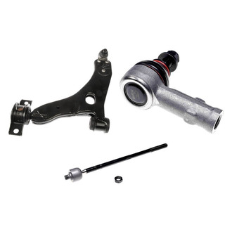Dorman® - OE Solutions™ Front Driver Side Lower Control Arm with Ball Joint and Tie Rod End Kit