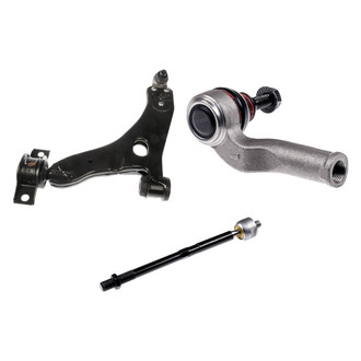 Dorman® - OE Solutions™ Front Driver Side Lower Control Arm with Ball Joint and Tie Rod End Kit