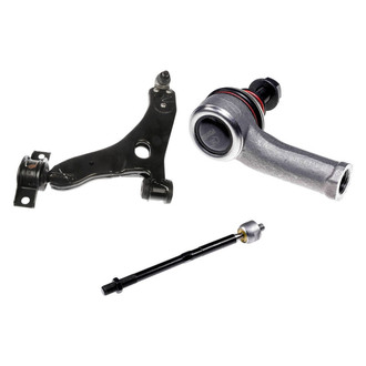 Dorman® - OE Solutions™ Front Driver Side Lower Control Arm with Ball Joint and Tie Rod End Kit