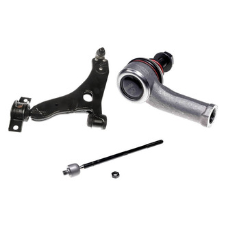 Dorman® - OE Solutions™ Front Driver Side Lower Control Arm with Ball Joint and Tie Rod End Kit