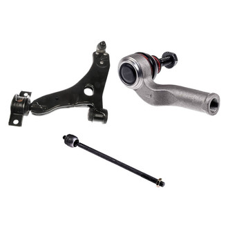 Dorman® - OE Solutions™ Front Driver Side Lower Control Arm with Ball Joint and Tie Rod End Kit