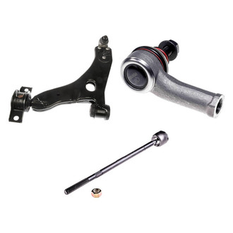 Dorman® - OE Solutions™ Front Driver Side Lower Control Arm with Ball Joint and Tie Rod End Kit