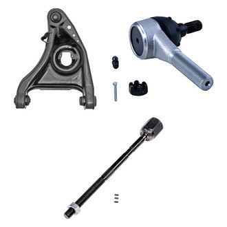 Dorman® - OE Solutions™ Front Driver Side Lower Control Arm with Ball Joint and Tie Rod End Kit