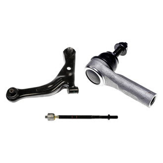 Dorman® - OE Solutions™ Front Driver Side Lower Control Arm with Ball Joint and Tie Rod End Kit