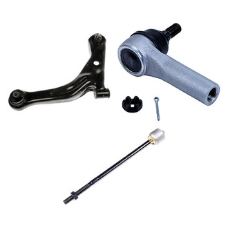 Dorman® - OE Solutions™ Front Driver Side Lower Control Arm with Ball Joint and Tie Rod End Kit