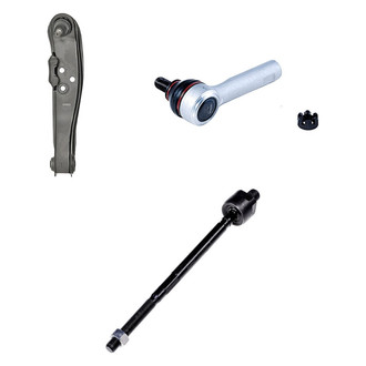 Dorman® - OE Solutions™ Front Driver Side Lower Control Arm with Ball Joint and Tie Rod End Kit