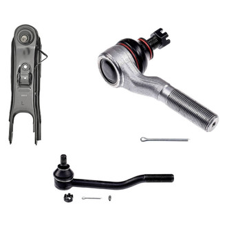 Dorman® - OE Solutions™ Front Driver Side Lower Control Arm with Ball Joint and Tie Rod End Kit