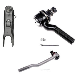 Dorman® - OE Solutions™ Front Driver Side Lower Control Arm with Ball Joint and Tie Rod End Kit