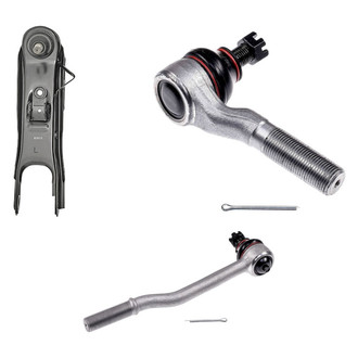 Dorman® - OE Solutions™ Front Driver Side Lower Control Arm with Ball Joint and Tie Rod End Kit