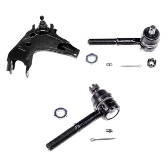 Dorman® - OE Solutions™ Front Driver Side Lower Control Arm with Ball Joint and Tie Rod End Kit