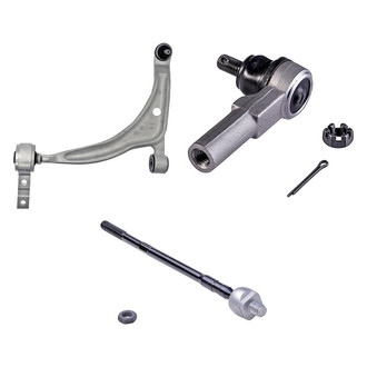 Dorman® - OE Solutions™ Front Driver Side Lower Control Arm with Ball Joint and Tie Rod End Kit