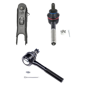 Dorman® - OE Solutions™ Front Driver Side Lower Control Arm with Ball Joint and Tie Rod End Kit