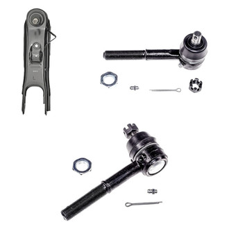 Dorman® - OE Solutions™ Front Driver Side Lower Control Arm with Ball Joint and Tie Rod End Kit