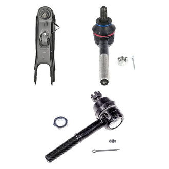 Dorman® - OE Solutions™ Front Driver Side Lower Control Arm with Ball Joint and Tie Rod End Kit