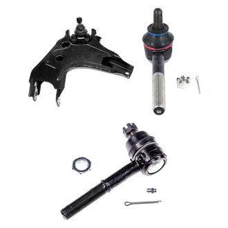 Dorman® - OE Solutions™ Front Driver Side Lower Control Arm with Ball Joint and Tie Rod End Kit