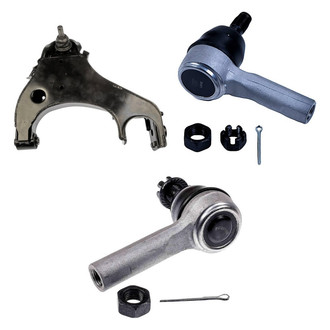 Dorman® - OE Solutions™ Front Driver Side Lower Control Arm with Ball Joint and Tie Rod End Kit