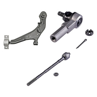 Dorman® - OE Solutions™ Front Driver Side Lower Control Arm with Ball Joint and Tie Rod End Kit