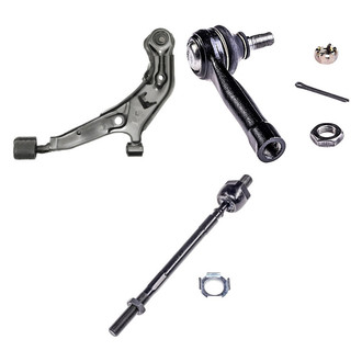 Dorman® - OE Solutions™ Front Driver Side Lower Control Arm with Ball Joint and Tie Rod End Kit