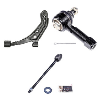 Dorman® - OE Solutions™ Front Driver Side Lower Control Arm with Ball Joint and Tie Rod End Kit