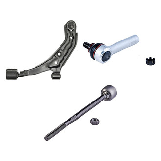 Dorman® - OE Solutions™ Front Driver Side Lower Control Arm with Ball Joint and Tie Rod End Kit
