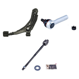 Dorman® - OE Solutions™ Front Driver Side Lower Control Arm with Ball Joint and Tie Rod End Kit