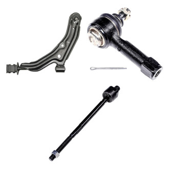 Dorman® - OE Solutions™ Front Driver Side Lower Control Arm with Ball Joint and Tie Rod End Kit