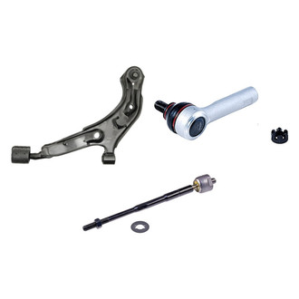 Dorman® - OE Solutions™ Front Driver Side Lower Control Arm with Ball Joint and Tie Rod End Kit
