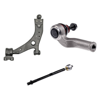 Dorman® - OE Solutions™ Front Driver Side Lower Control Arm with Ball Joint and Tie Rod End Kit
