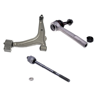 Dorman® - OE Solutions™ Front Driver Side Lower Control Arm with Ball Joint and Tie Rod End Kit