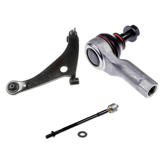 Dorman® - OE Solutions™ Front Driver Side Lower Control Arm with Ball Joint and Tie Rod End Kit