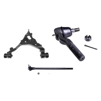 Dorman® - OE Solutions™ Front Driver Side Lower Control Arm with Ball Joint and Tie Rod End Kit