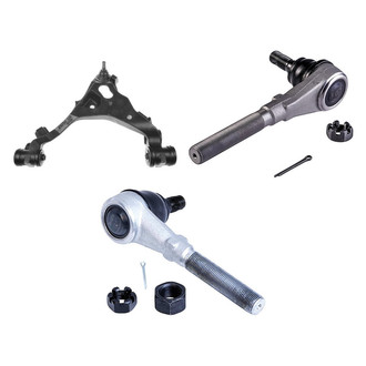 Dorman® - OE Solutions™ Front Driver Side Lower Control Arm with Ball Joint and Tie Rod End Kit