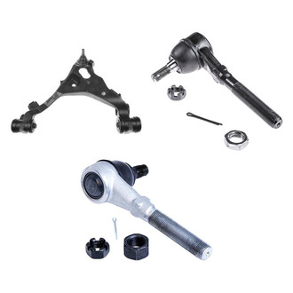 Dorman® - OE Solutions™ Front Driver Side Lower Control Arm with Ball Joint and Tie Rod End Kit
