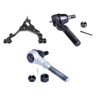 Dorman® - OE Solutions™ Front Driver Side Lower Control Arm with Ball Joint and Tie Rod End Kit