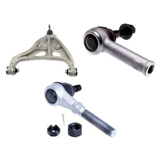 Dorman® - OE Solutions™ Front Driver Side Lower Control Arm with Ball Joint and Tie Rod End Kit