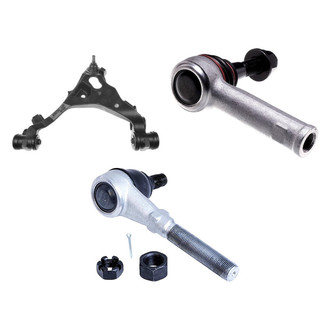 Dorman® - OE Solutions™ Front Driver Side Lower Control Arm with Ball Joint and Tie Rod End Kit
