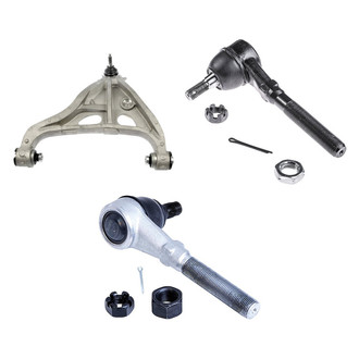 Dorman® - OE Solutions™ Front Driver Side Lower Control Arm with Ball Joint and Tie Rod End Kit