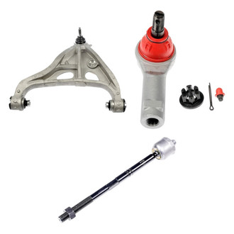 Dorman® - OE Solutions™ Front Driver Side Lower Control Arm with Ball Joint and Tie Rod End Kit