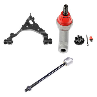 Dorman® - OE Solutions™ Front Driver Side Lower Control Arm with Ball Joint and Tie Rod End Kit