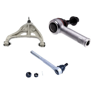 Dorman® - OE Solutions™ Front Driver Side Lower Control Arm with Ball Joint and Tie Rod End Kit