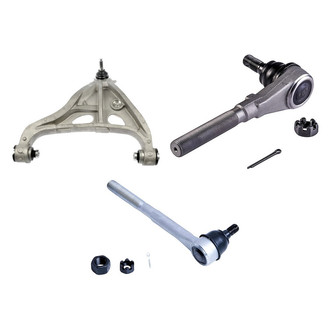 Dorman® - OE Solutions™ Front Driver Side Lower Control Arm with Ball Joint and Tie Rod End Kit