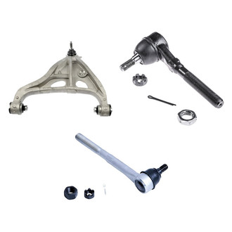 Dorman® - OE Solutions™ Front Driver Side Lower Control Arm with Ball Joint and Tie Rod End Kit