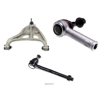Dorman® - OE Solutions™ Front Driver Side Lower Control Arm with Ball Joint and Tie Rod End Kit
