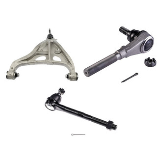 Dorman® - OE Solutions™ Front Driver Side Lower Control Arm with Ball Joint and Tie Rod End Kit